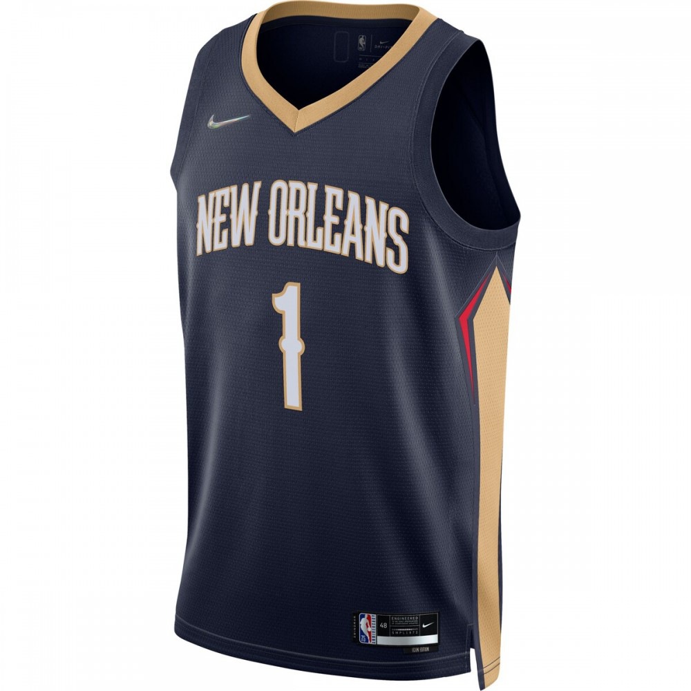Zion Williamson New Orleans Pelicans 2021/22 Diamond Swingman Jersey - Icon Edition - Navy-Pro Kit Vault | Brand New 26/27 Sports Jerseys